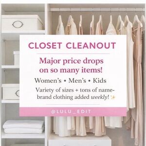 CLOSET CLEANOUT !!! MAKE AN OFFER!🫶